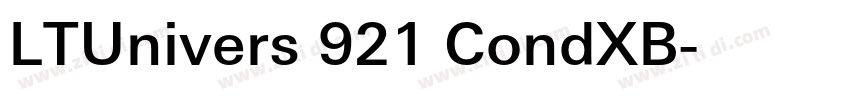 LTUnivers 921 CondXB字体转换
